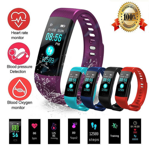 Sports Smart Watch for Fitness Heart Rate Tracker & Blood Pressure