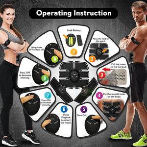 Smart Wireless Muscle, Abdominal & Hips Trainer Unisex